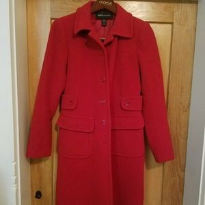 Red Wool Coat